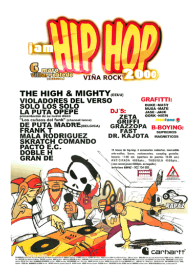 Escenario Hip Hop Vi&ntilde;a Rock 2000