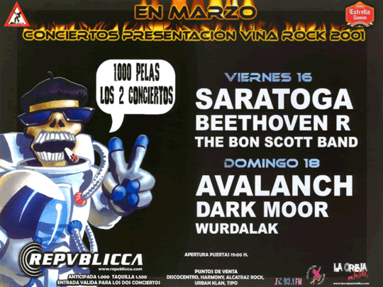 Vi&ntilde;a Rock Express 2001