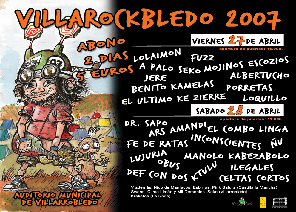 Cartel Villarockbledo 2007