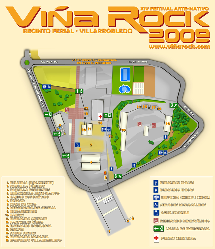 Recinto Vi&ntilde;a Rock 2009