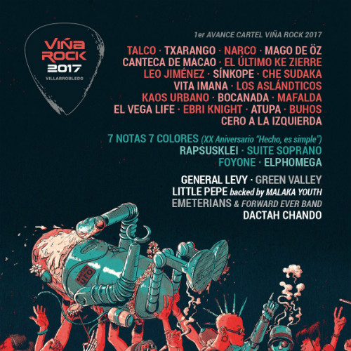 Avance Cartel ViñaRock 2017